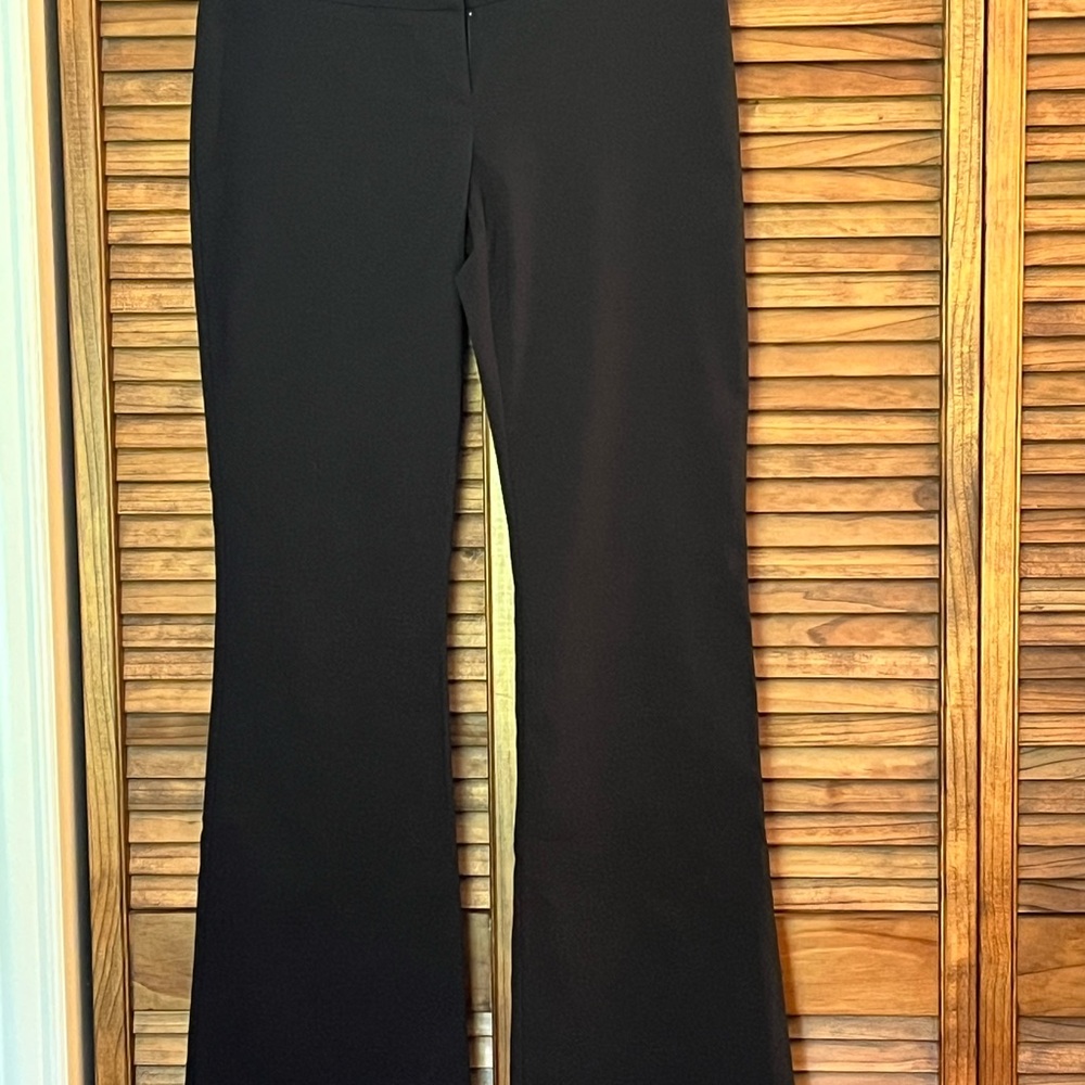 Bisou Bisou Black Boot Cut Flare Pants Retro Chic